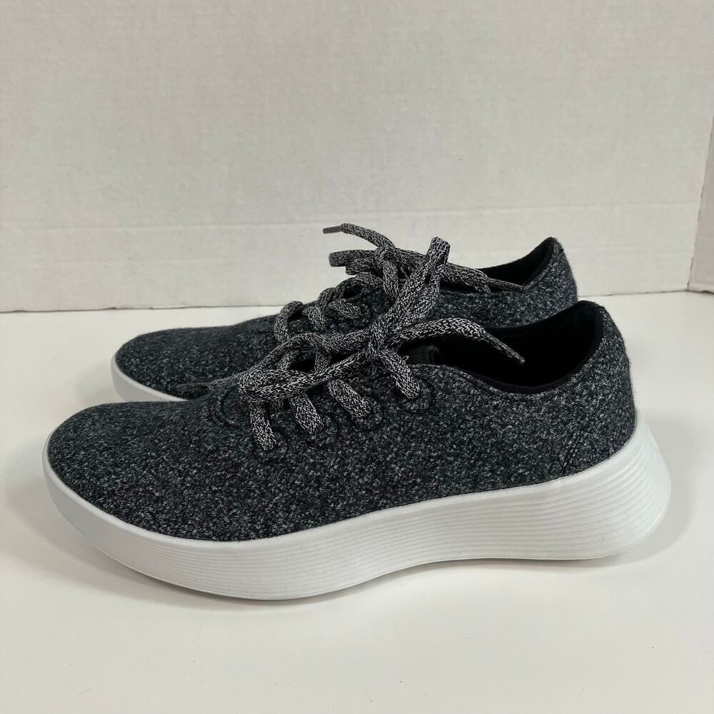 Allbirds Womens Sz 7 WR2 Wool Runner Go Dark Grey Sneakers Running Shoes NWOT